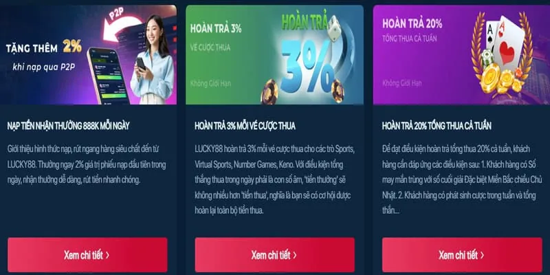 Thưởng nạp đầu 65win